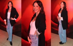 ¡Reencuentro incómodo! Una famosa presentó su embarazo en público y en el evento justo apareció su ex, con quien no quería ser mamá: las fotos