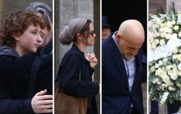 Las impactantes imágenes del entierro de Chiche Gelblung en medio del dolor por su muerte