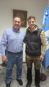 El Intendente Javier Murer recibió al Deportista de alto rendiminto Santiago González