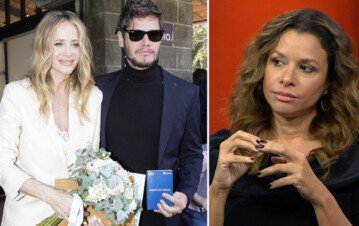La foto de Evangelina Salazar, la esposa de Palito Ortega, que se robó toda la atención en el casamiento de su hijo y Julieta Prandi