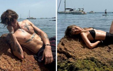 La jugada foto que Felipe Fort compartió con su novia en la cama después de hacer el amor