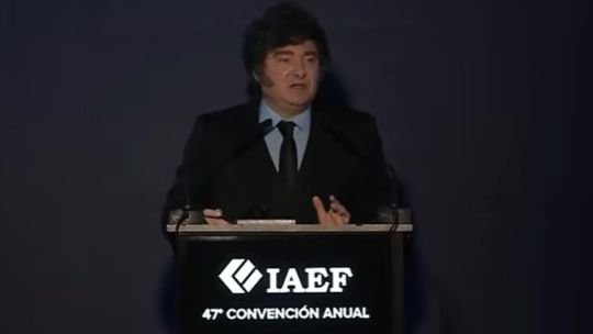 Milei cerró la 47ª Convención Anual del IAEF: prometió “redoblar la ortodoxia” y no inclinarse por “un capricho electoral”