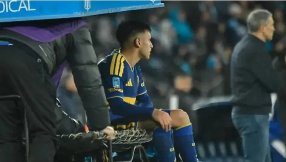 Otra baja de peso en Boca: Delgado sufrió una lesión muscular previo al duelo con Vélez