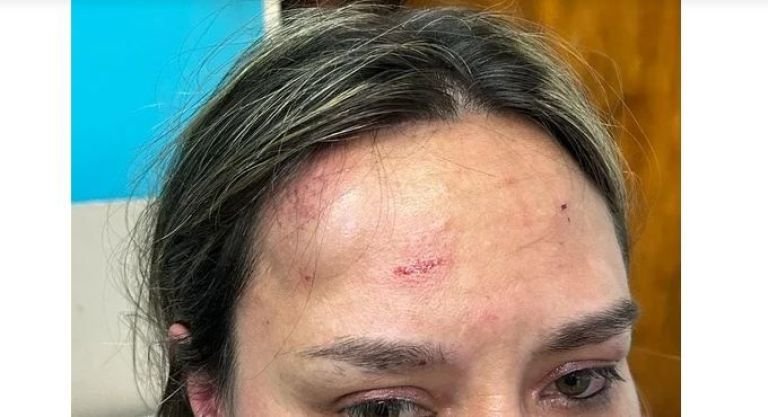La golpeadora de docentes quedó presa (con domiciliaria)