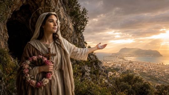 Santa Rosalía de Palermo, la mística ermitaña que liberó a Sicilia de la peste y guió las almas