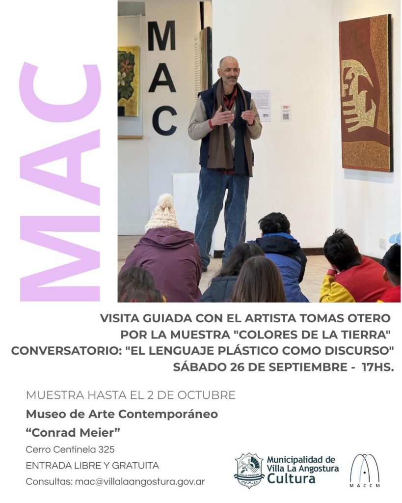 Tomás Otero y un recorrido guiado por “Colores de la Tierra” en el MAC