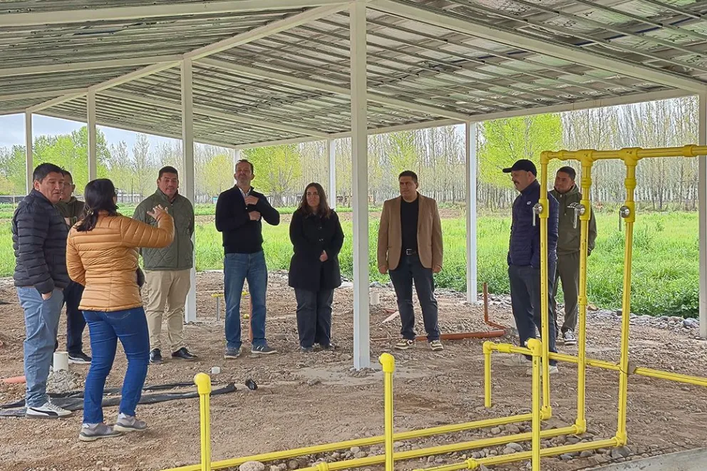 La sala de elaboración de alimentos de San Patricio del Chañar cuenta con un avance del 42 por ciento
