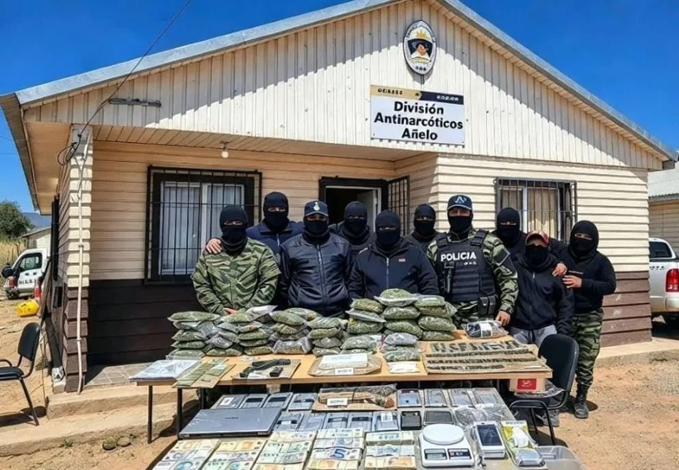 Las cifras del combate al narcotráfico en Vaca Muerta Las cifras del combate al narcotráfico en Vaca Muerta