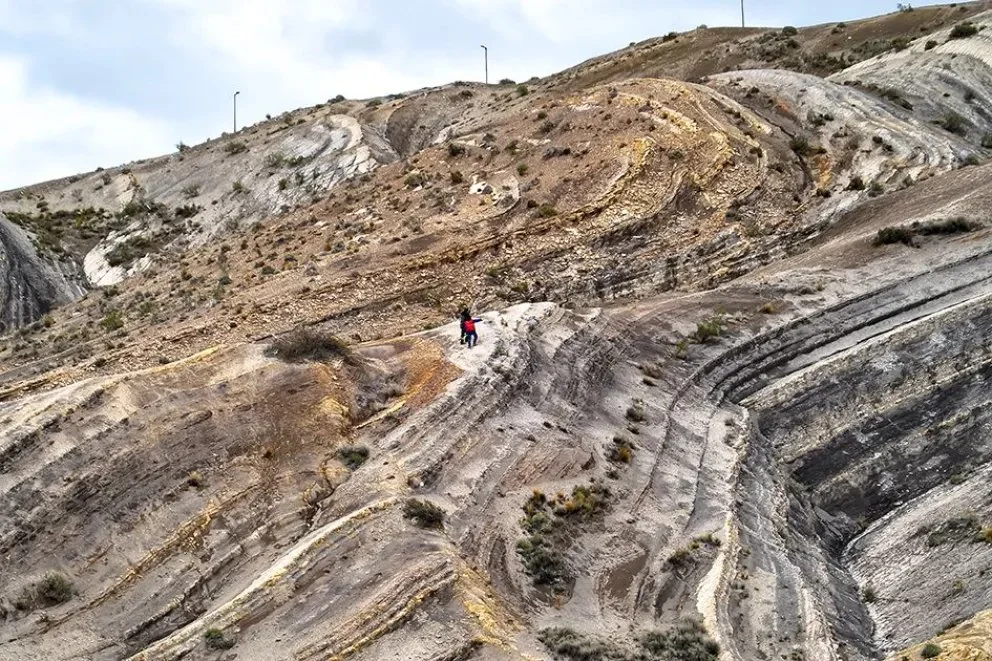 Chos Malal: revisaron con un dron térmico el Cerro de la Virgen por las lluvias