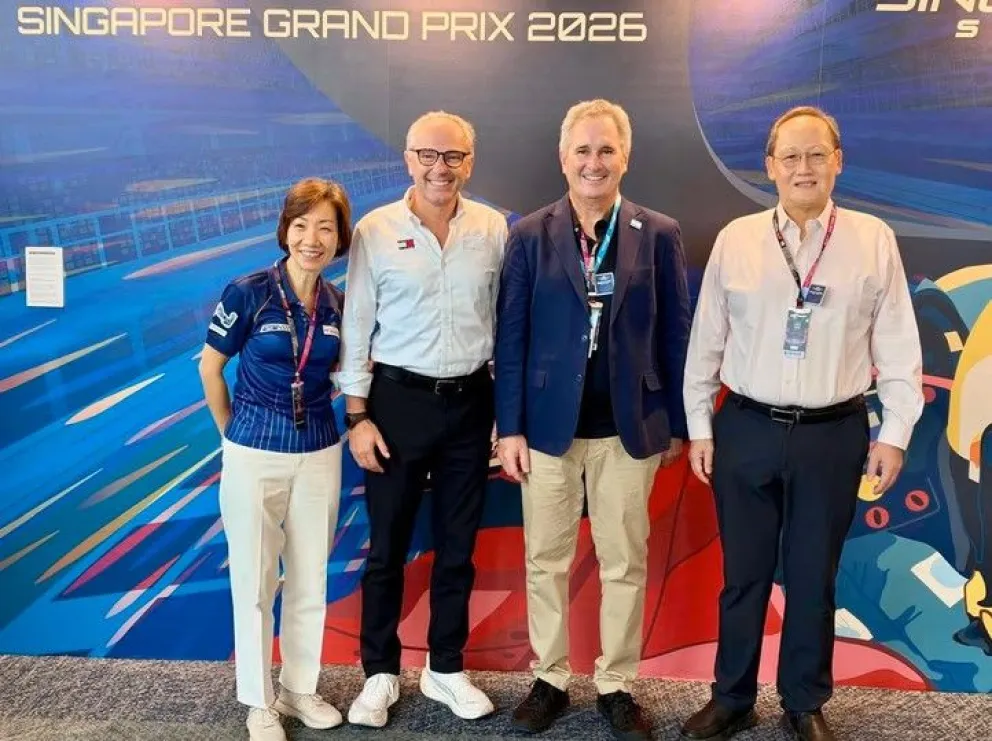 Pablo Quirno viajó al Gran Premio de Singapur y pidió que la F1 vuelva a la Argentina