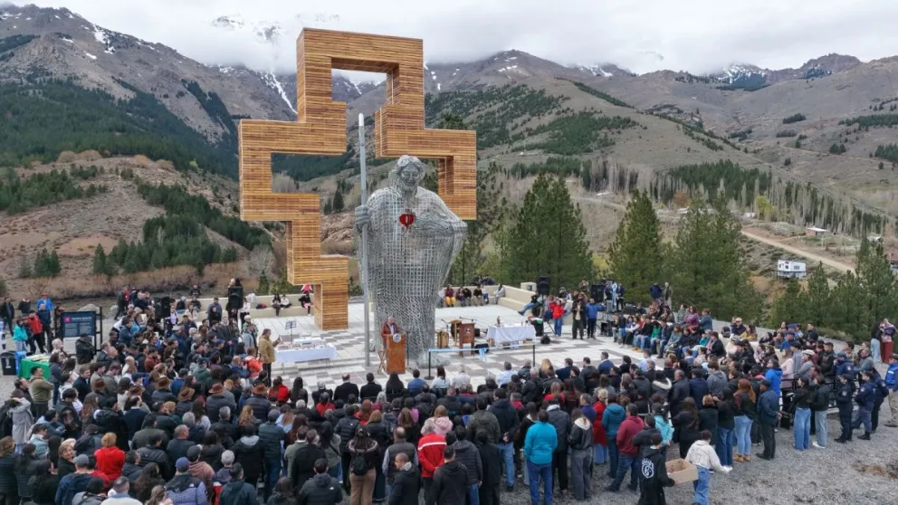 Con la inauguración del Sagrado Corazón de Jesús, Huinganco se integra al Camino de la Fe