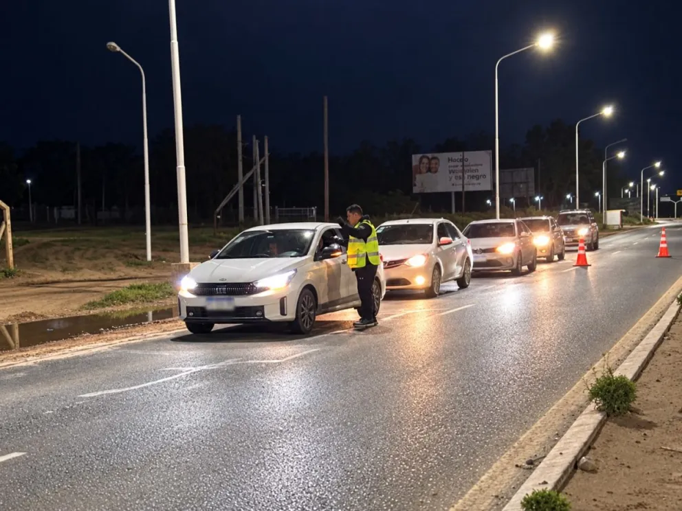 Detectaron 21 conductores alcoholizados en un control sobre la Ruta Provincial 7