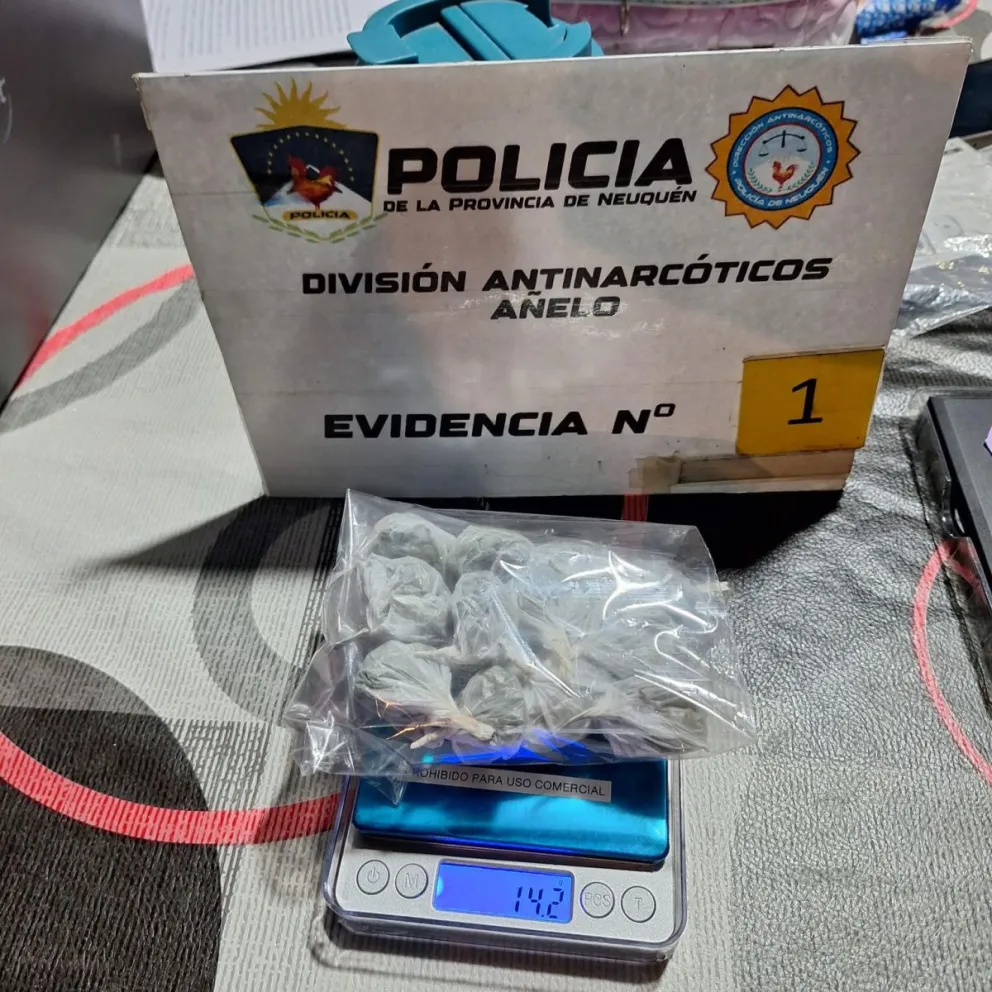 Golpe al microtráfico en Vaca Muerta permitió el secuestro de drogas