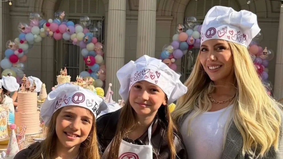Wanda Nara celebró los 10 años de Isabella con una fiesta temática de MasterChef