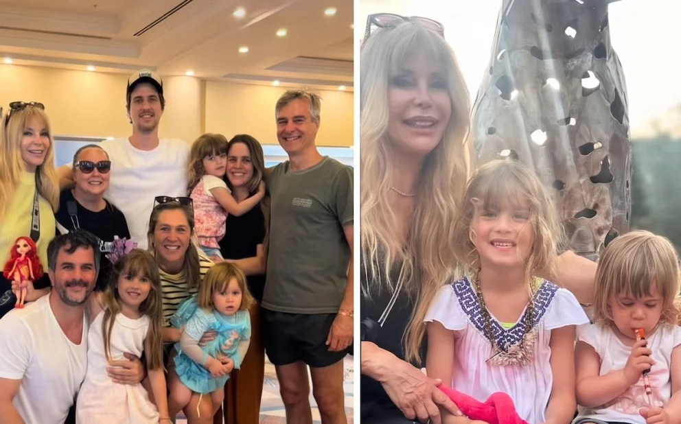 El increíble viaje familiar de Graciela Alfano a las Cataratas del Iguazú