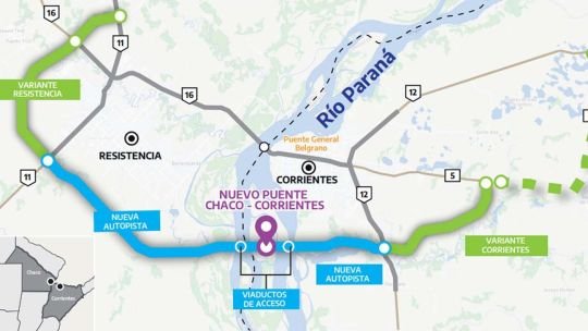 El ‘puente fantasma’ que Milei prometió entre Chaco y Corrientes