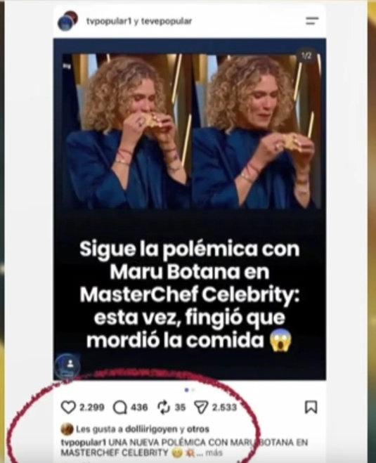 Dolli Irigoyen se cansó de Maru Botana y su polémica forma de probar la comida en MásterChef: “Falta de respeto” Dolli Irigoyen se cansó de Maru Botana y su polémica forma de probar la comida en MásterChef: “Falta de respeto”