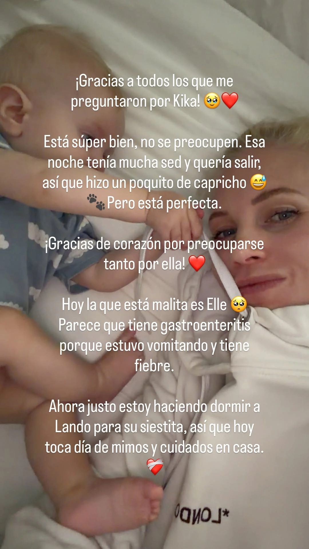 Preocupación por la salud de Elle, la hija de Maxi López y Daniela Christiansson, de tres años: qué le pasó