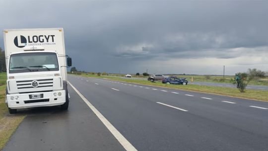 Triple choque en la Ruta 2: murió un joven de 29 años en Castelli