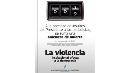 Academia Nacional de Periodismo advierte: “A la cantidad de insultos del Presidente, se suma una amenaza de muerte”