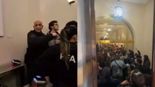 Estudiantes universitarios ingresaron a la Secretaría de Educación: “Se nos acabó la paciencia y no nos vamos hasta que cumplan la ley”