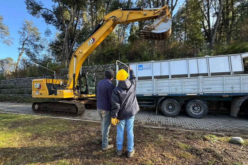 Llegó el equipamiento para la primera planta de pretratamiento de efluentes de camiones atmosféricos de la provincia
