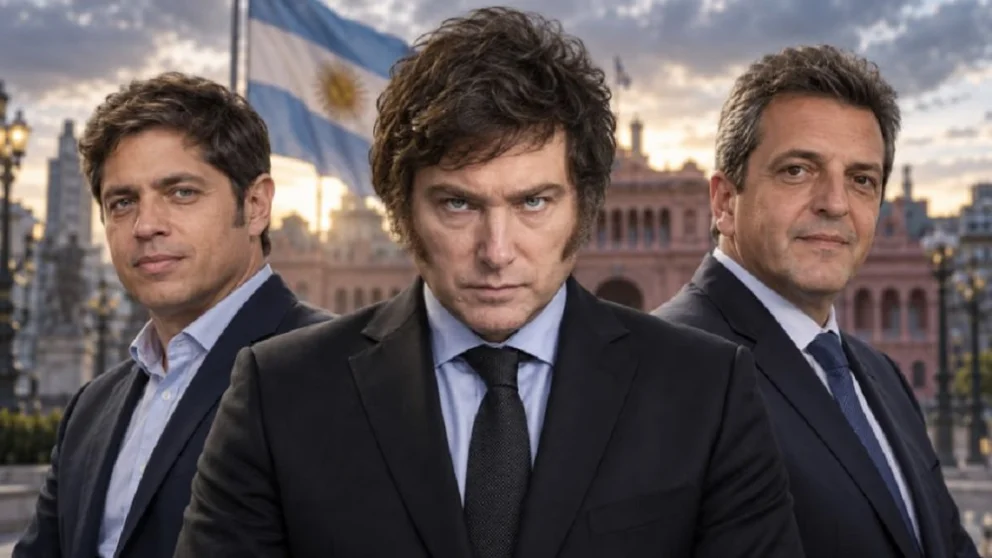Una encuesta enfrentó a Milei, Kicillof y Massa: sorpresa sobre la adhesión al gobierno