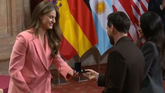 Messi participó en la audiencia con la Princesa Leonor antes de recibir el Premio Princesa de Asturias 2026