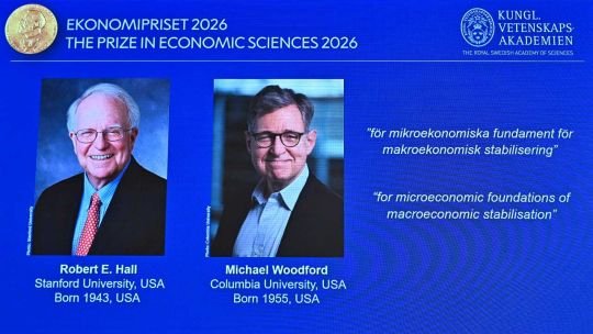 Premio Nobel de Economía 2026 para Robert Hall y Michael Woodford